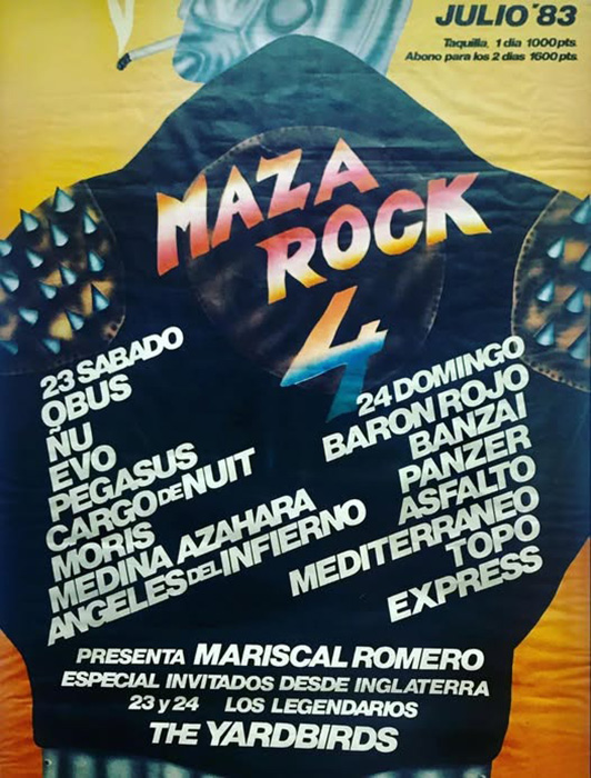 Cartel histórico de Mazarock