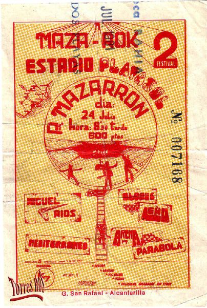 Cartel histórico de Mazarock