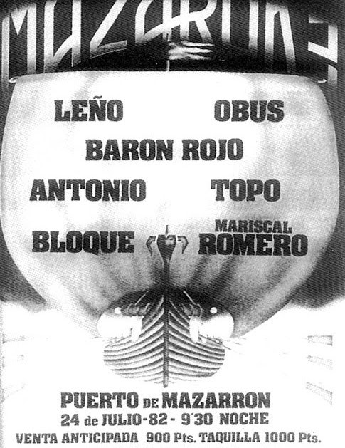 Cartel histórico de Mazarock